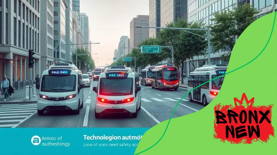 Benefits of implementing autonomous transport